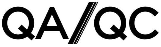 QA/QC — quality assurance and quality control